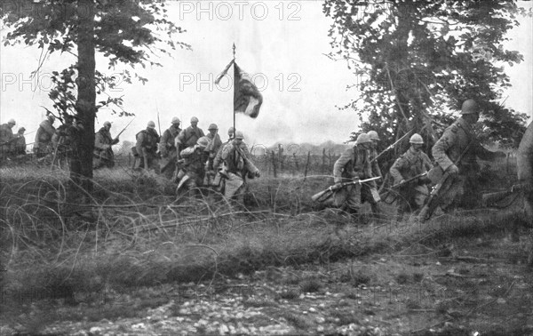 'Le Drapeau dans la bataille; communique officiel du 4 septembre (23 heures)"…, 1916. Creator: Unknown.