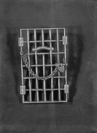 Woman Suffrage - Jail Pin, 1917. Creator: Harris & Ewing.