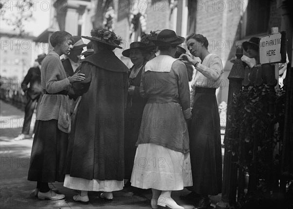 Woman Suffrage Arrests, 1917. Creator: Harris & Ewing.