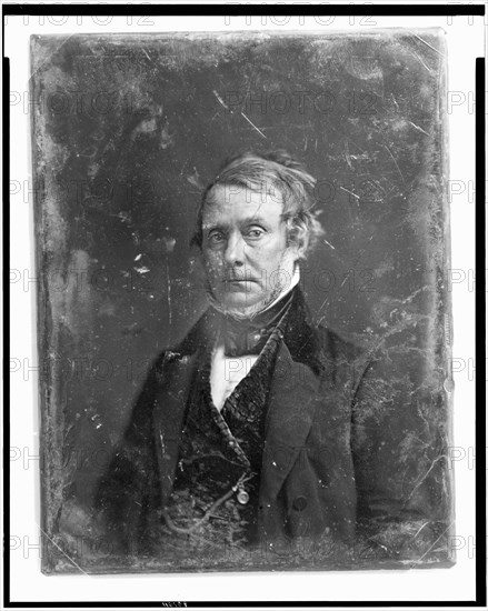 Henry Grinnell, head-and-shoulders portrait, three-quarters to the left, between 1844 and 1860. Creator: Mathew Brady.