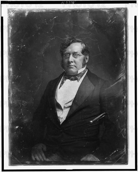 Thomas George Pratt, half-length portrait, slightly to left, between 1848 and 1860. Creator: Mathew Brady.