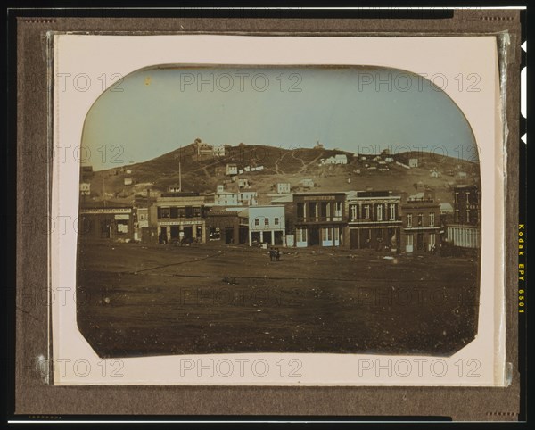 Portsmouth Square, San Francisco, California, January 1851. Creator: Sterling C. McIntyre.