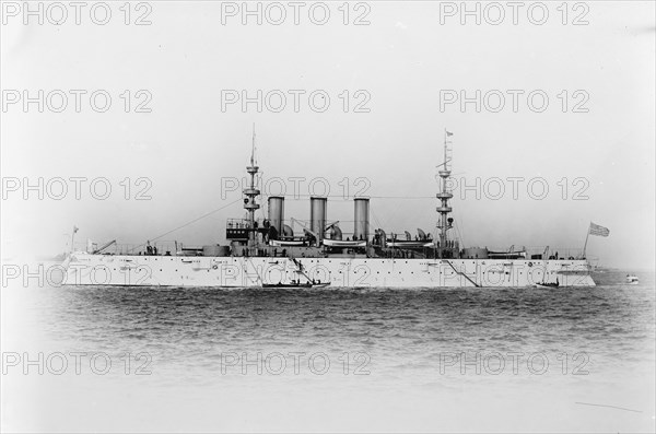 U.S.S. New York, (1899?). Creator: Edward H Hart.