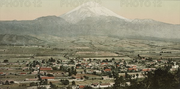 Mexico, Popocatapetl [sic] from Amecameca, between 1884 and 1900. Creator: William H. Jackson.