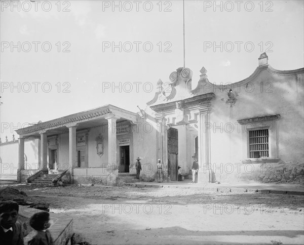 Cortez Palace at Coyoacan, between 1880 and 1897. Creator: William H. Jackson.