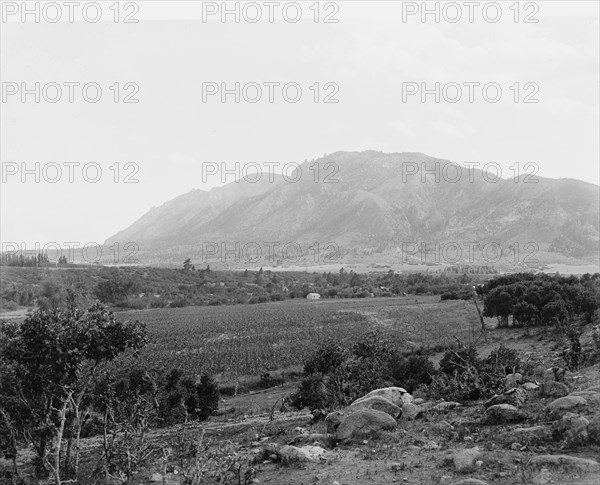 Cheyenne Mountain near Colorado Springs, between 1900 and 1906. Creator: William H. Jackson.