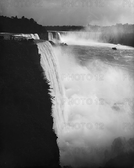 Niagara Falls from Prospect Point, between 1880 and 1900. Creator: William H. Jackson.