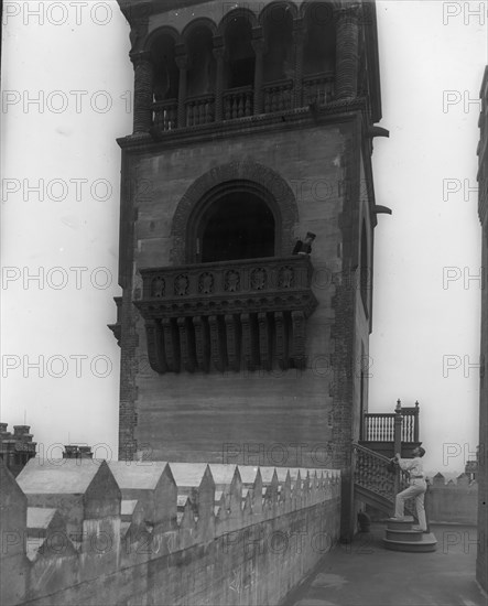 The west tower of the Ponce [de Leon Hotel], between 1880 and 1900. Creator: William H. Jackson.