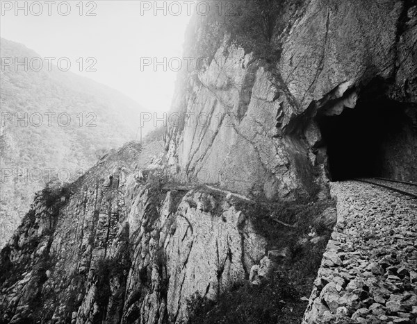 Tunnel No. 4, Temasopo [sic] Canyon, Mexico, between 1880 and 1897. Creator: William H. Jackson.