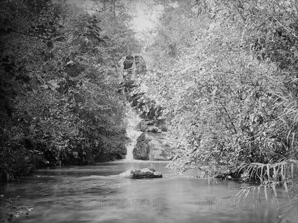 Waterfalls at Temasopa [sic], between 1880 and 1897. Creator: William H. Jackson.