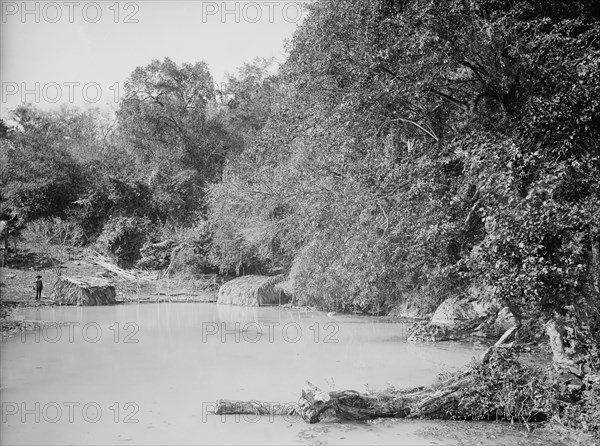 Hot springs at Taninul, between 1880 and 1897. Creator: William H. Jackson.