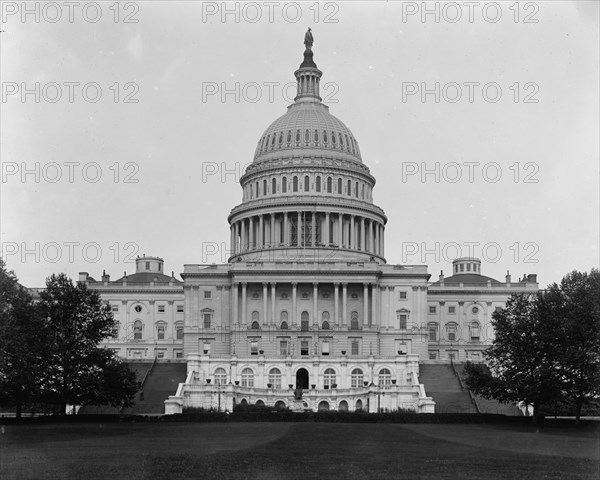 Capitol, Washington, D.C., The, between 1880 and 1897. Creator: William H. Jackson.