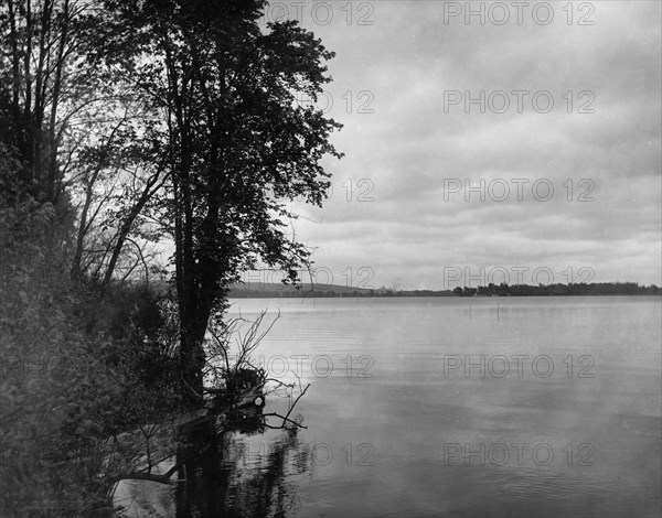 Lake, Bermus (i.e. Bemus Point) from Long Point, Chautauqua, N.Y., between 1880 and 1897. Creator: William H. Jackson.