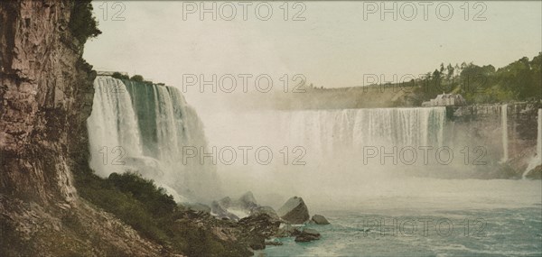 Niagara, general view from Cave of the Winds, ca 1900. Creator: Unknown.