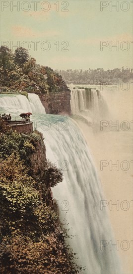 Niagara Falls from Prospect Point, ca 1900. Creator: Unknown.