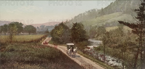 The Drive, Poagshole, Dansville, N.Y., ca 1900. Creator: Unknown.