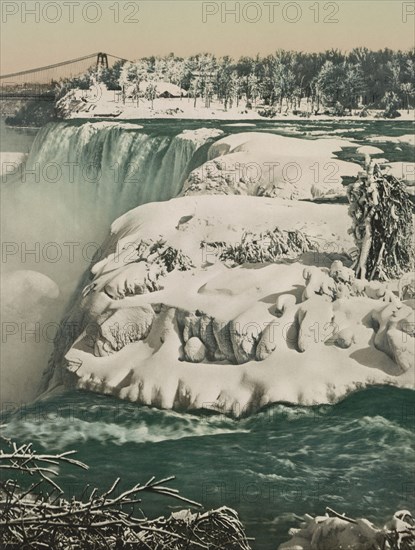 American Falls from Goat Island, ca 1900. Creator: Unknown.
