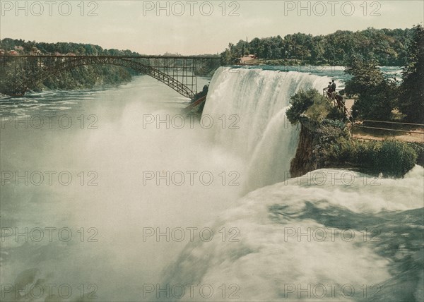 Niagara, American Fall from Goat Island, c1898. Creator: Unknown.