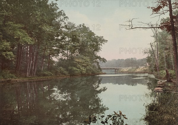 Bronx River in Bronx Park, New York, c1901. Creator: Unknown.