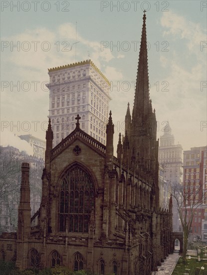 Trinity Church, New York, c1901. Creator: Unknown.