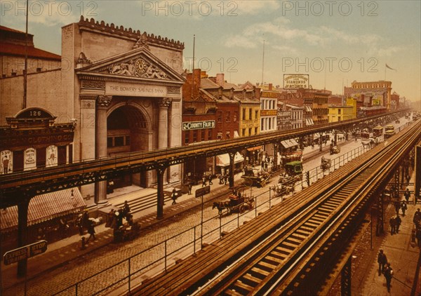 The Bowery, New York City, c1900. Creator: Unknown.