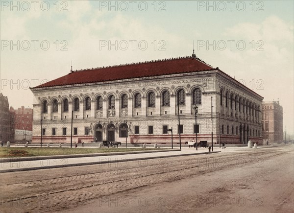 The Public Library of the city of Boston, c1900. Creator: Unknown.