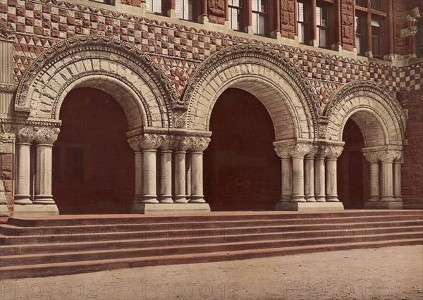 Entrance to Law School, Harvard University, c1900. Creator: Unknown.