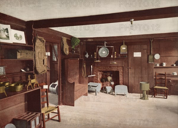 Kitchen of the John Hancock House, Lexington, c1900. Creator: Unknown.