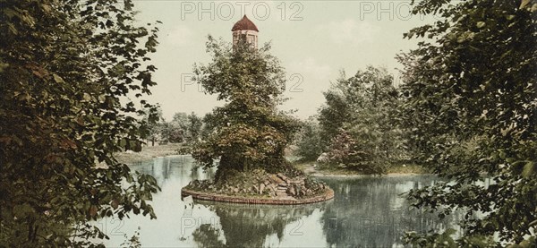 Michigan, the lighthouse, Palmer Park, Detroit, ca 1900. Creator: Unknown.