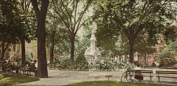 West Grand Circus Park, Detroit, ca 1900. Creator: Unknown.