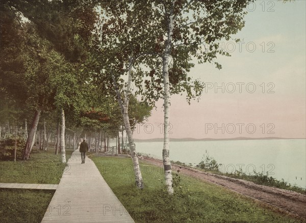 The Walk at We-Que-Ton-Sing, Michigan, c1900. Creator: Unknown.