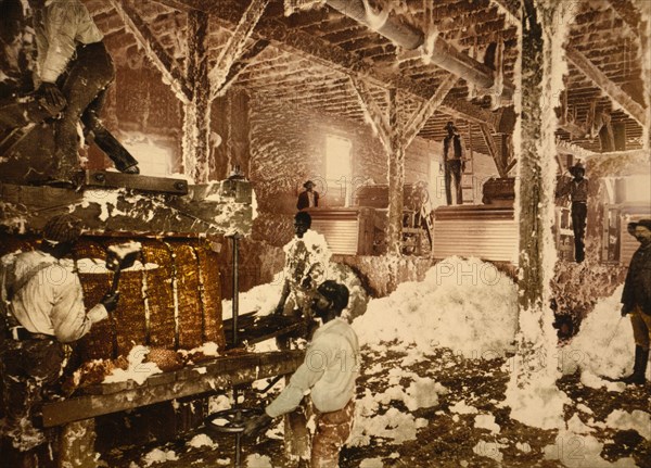 Mississippi cotton gin at Dahomey, c1898. Creator: Unknown.