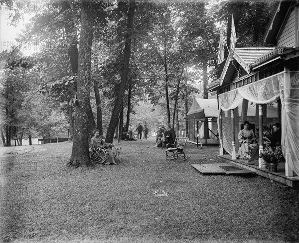 Cottages at Maplewood, between 1880 and 1899. Creator: Unknown.