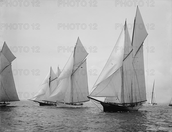 Start, Goelet Cup Race, August 5, 1887, 1887 Aug 5. Creator: Unknown.