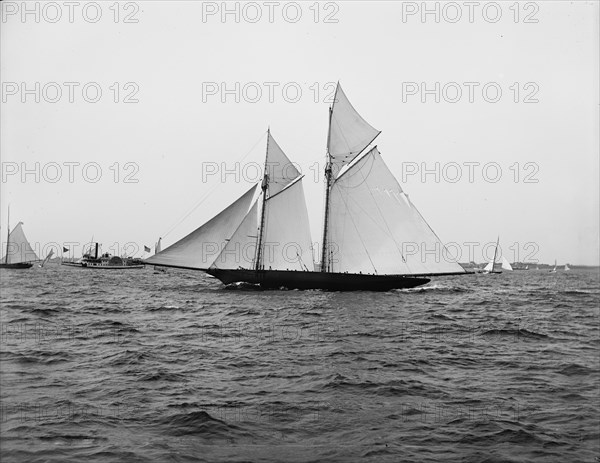 The Volunteer, Goelet Cup Race, August 7, 1891, 1891 Aug 7. Creator: Unknown.