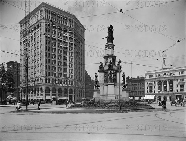 Soldiers' [and Sailors'] Monument, Detroit, between 1880 and 1899. Creator: Unknown.