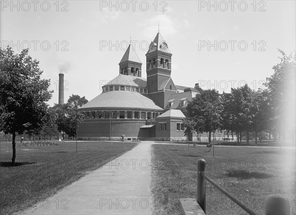 U. of M[ichigan], Ann Arbor, Library, between 1880 and 1901. Creator: Unknown.