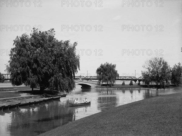 Belle Isle Park, Detroit, between 1880 and 1901. Creator: Unknown.