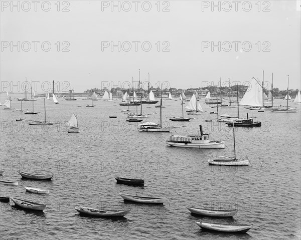 Marblehead Harbor, Mass., between 1900 and 1906. Creator: Unknown.