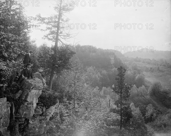 Cave Cliff, near Jamesville, N.Y., The, between 1900 and 1906. Creator: Unknown.