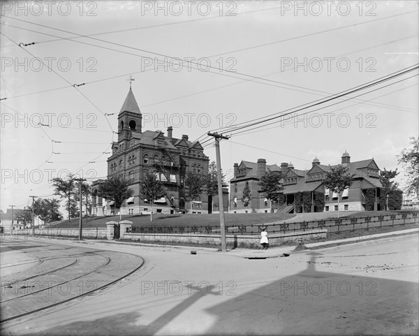 Moses Taylor Hospital, Scranton, Pa., between 1900 and 1906. Creator: Unknown.