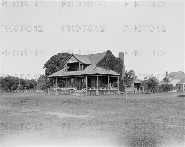 A Summer residence, Grande Pointe, St. Clair River, between 1900 and 1906. Creator: Unknown.