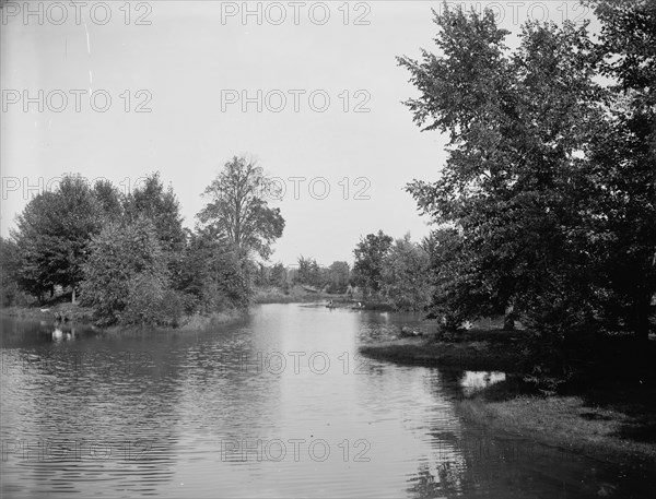 Lake, Palmer Park, Detroit, The, between 1900 and 1906. Creator: Unknown.