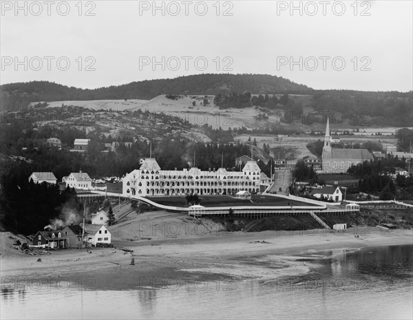 Tadousac (i.e. Tadoussac) Hotel, Tadousac [sic], St. Lawrence River, between 1900 and 1906. Creator: Unknown.