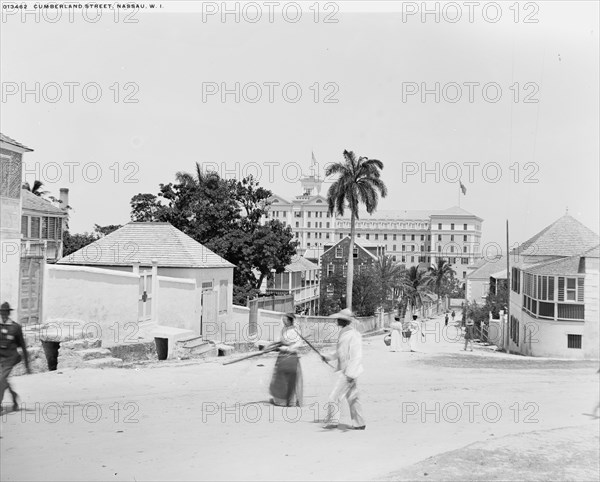 Cumberland Street, Nassau, W.I., between 1900 and 1906. Creator: Unknown.