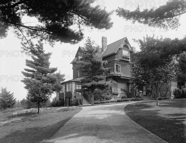 Villa of James G. Blaine, Bar Harbor, Mt. (i.e. Mount) Desert Island, Me., between 1900 and 1906. Creator: Unknown.