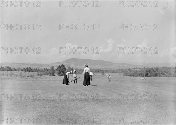 Franconia Notch, Sugarhill (i.e. Sugar Hill) from Profile Golf Club Links..., N.H., c.1900-1906. Creator: Unknown.