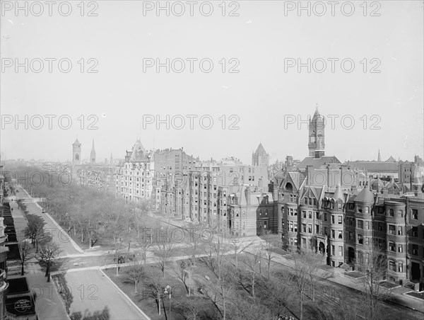 Commonwealth Avenue, Boston, c1902. Creator: Unknown.