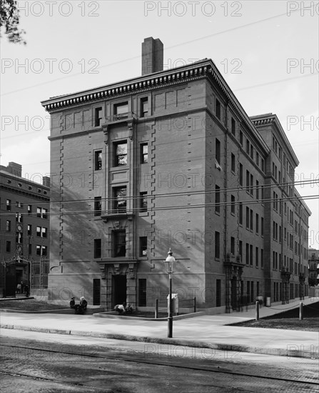 Fayerweather Hall, Yale college, Conn., between 1900 and 1906. Creator: Unknown.