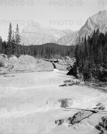 Natural bridge, Wapta River, British Columbia, c1902. Creator: Unknown.